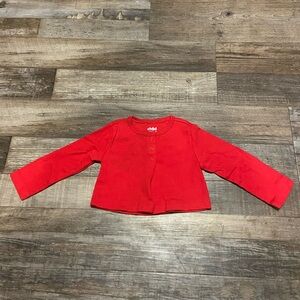Carter's Kids Red Button up Sweater